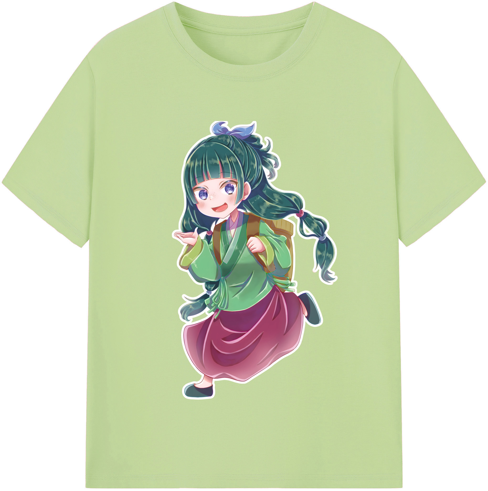 （画像用） 薬屋のひとりごと The Apothecary Diaries 綿100％半袖Tシャツ（フロントプリント）